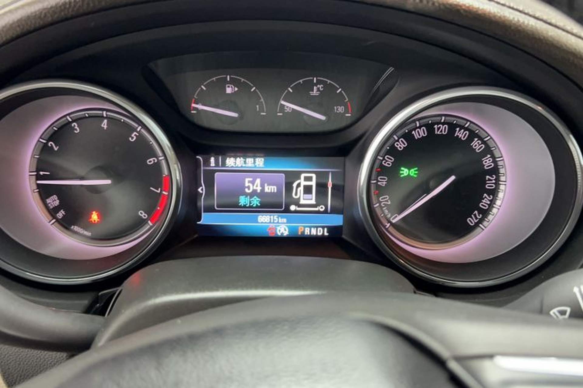 Used Buick Verano 2015 Sedan 15S Automatic Leading Model Odometer Close Up