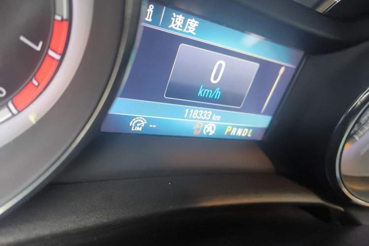 Used Buick Verano 2015 Sedan 15S Automatic Leading Model Odometer Close Up