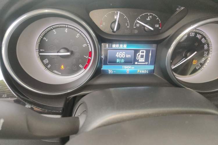 Used Buick Verano 2015 Sedan 20T Dual-Clutch Elite Model Odometer Close Up