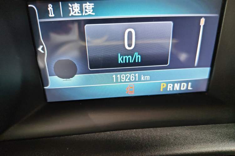 Used Buick Verano 2015 Sedan 20T Dual-Clutch Elite Model Odometer Close Up