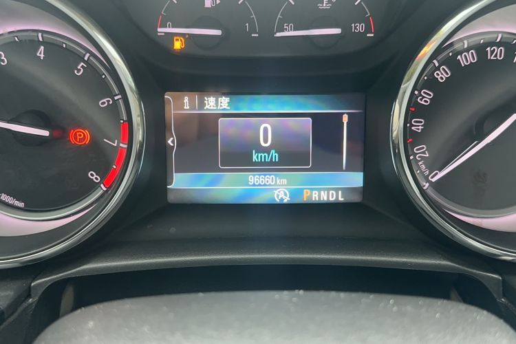 Used Buick Verano 2015 Sedan 15S Automatic Leading Model Odometer Close Up