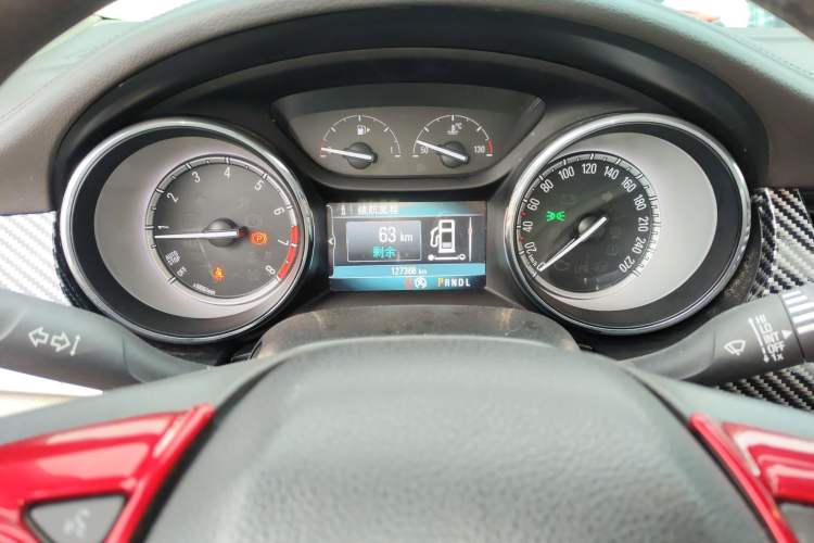 Used Buick Verano 2015 Sedan 15S Automatic Leading Model Odometer Close Up