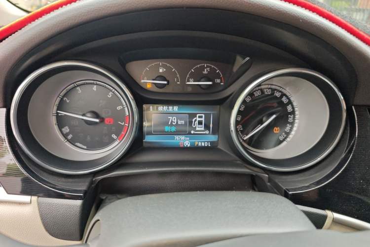 Used Buick Verano 2015 Sedan 15S Automatic Leading Model Odometer Close Up