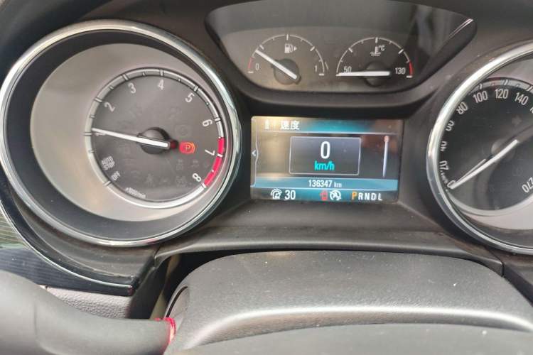 Used Buick Verano 2015 Sedan 15S Automatic Leading Model Odometer Close Up