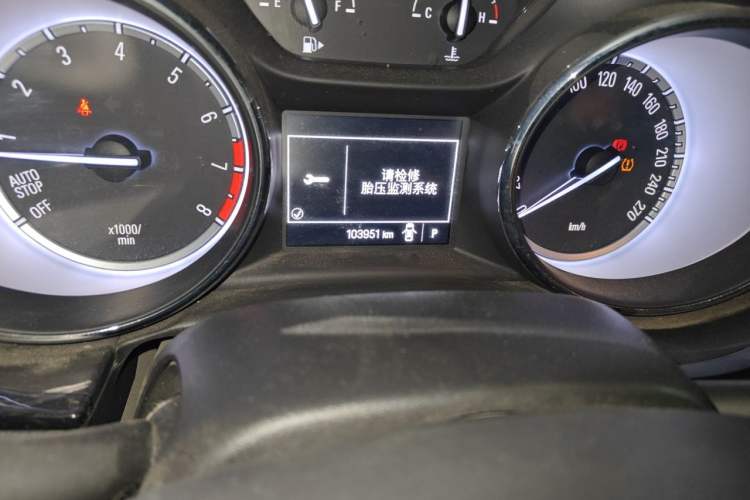Used Buick Verano 2015 Sedan 15S Automatic Ambition Model Odometer Close Up