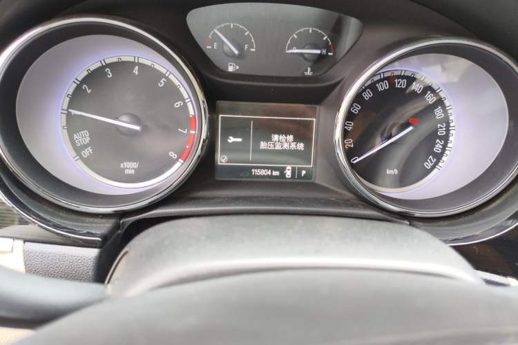 Used Buick Verano 2015 Sedan 15S Automatic Ambition Model Odometer Close Up