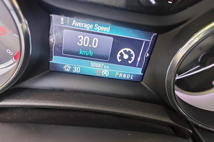 Used Buick Verano 2015 Sedan 15S Automatic Leading Model Odometer Close Up