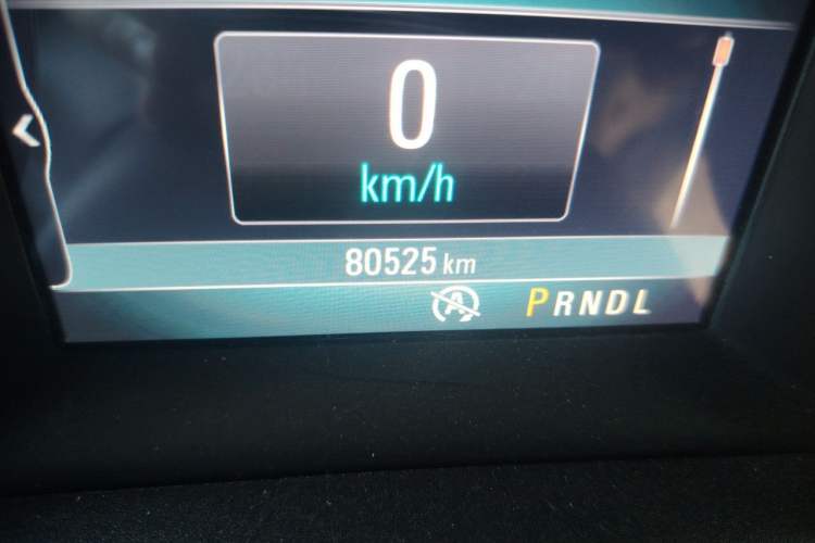 Used Buick Verano 2015 Sedan 15S Automatic Leading Model Odometer Close Up