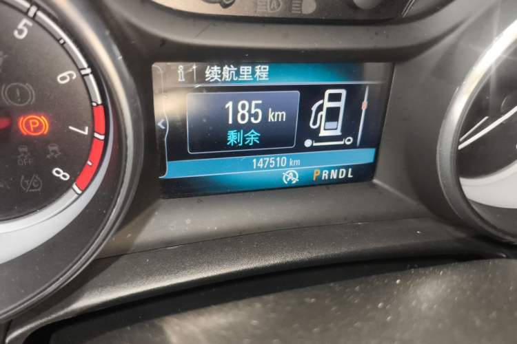 Used Buick Verano 2015 Sedan 15S Automatic Leading Model Odometer Close Up