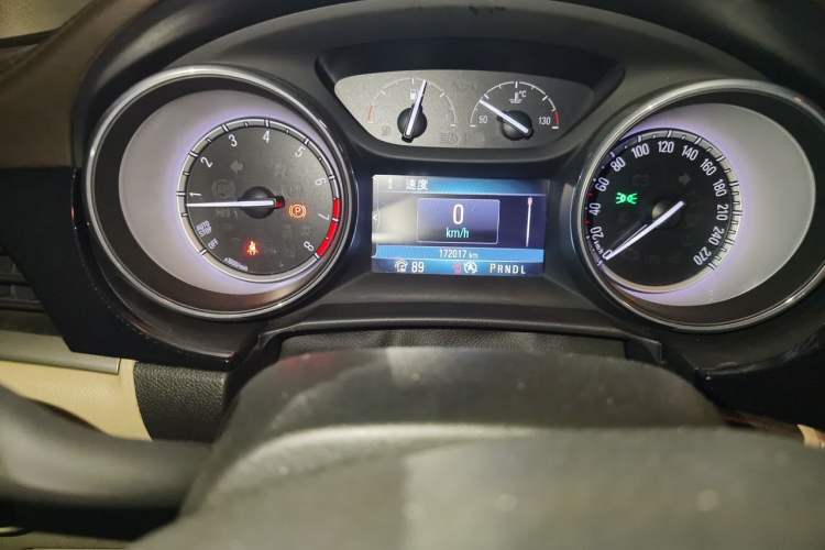 Used Buick Verano 2015 Sedan 15S Automatic Leading Model Odometer Close Up