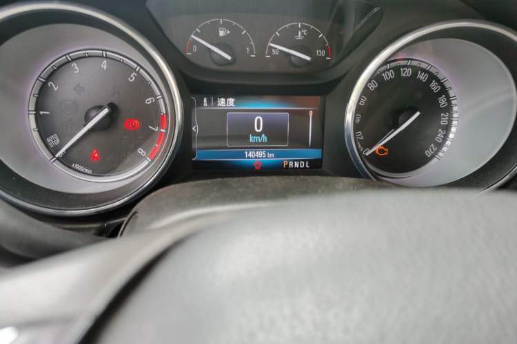 Used Buick Verano 2015 Sedan 15S Automatic Leading Model Odometer Close Up