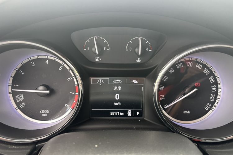 Used Buick Verano 2015 Sedan 15S Automatic Ambition Model Odometer Close Up