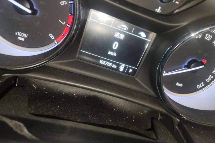 Used Buick Verano 2015 Sedan 15S Automatic Ambition Model Odometer Close Up
