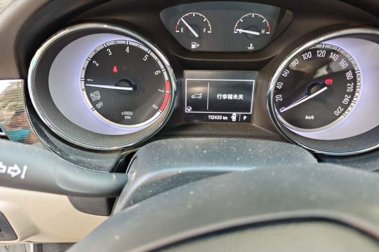 Used Buick Verano 2015 Sedan 15S Automatic Ambition Model Odometer Close Up