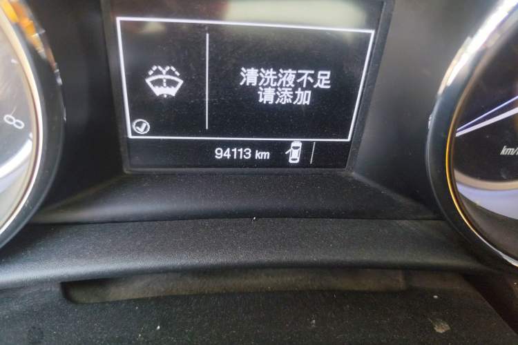Used Buick Verano 2015 Sedan 15S Manual Entry-Level Model Odometer Close Up