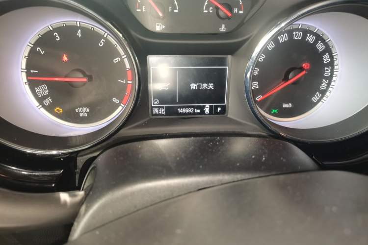 Used Buick Verano 2016 Hatchback GS 20T Dual-Clutch Passionate Sporty Model Odometer Close Up