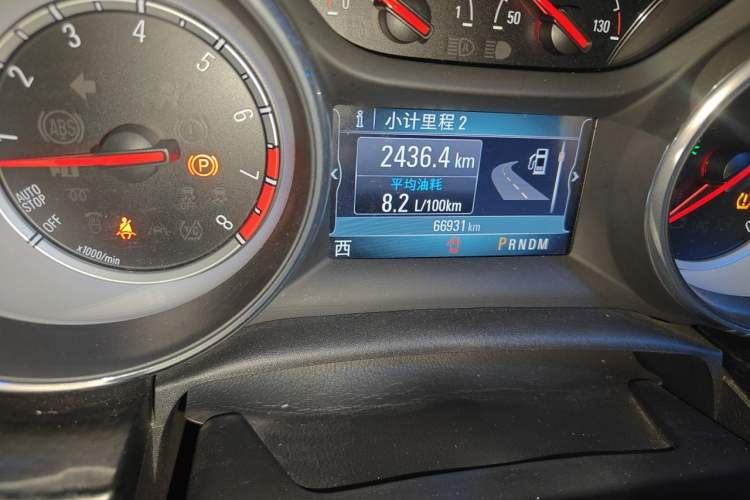 Used Buick Verano 2016 Hatchback GS 20T Dual-Clutch Passionate Sporty Model Odometer Close Up