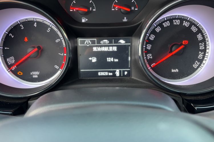 Used Buick Verano 2016 Two-Door GS 20T Dual-Clutch Haoting Sporty Model Odometer Close Up