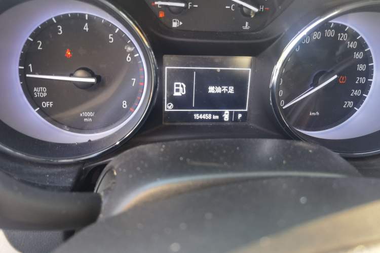 Used Buick Verano 2017 Sedan 15S Automatic Entry Model Odometer Close Up