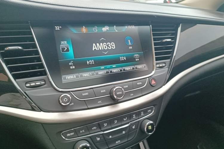Used Buick Verano 2017 Sedan 20T Dual-Clutch Elite Model Audio And AC Panel