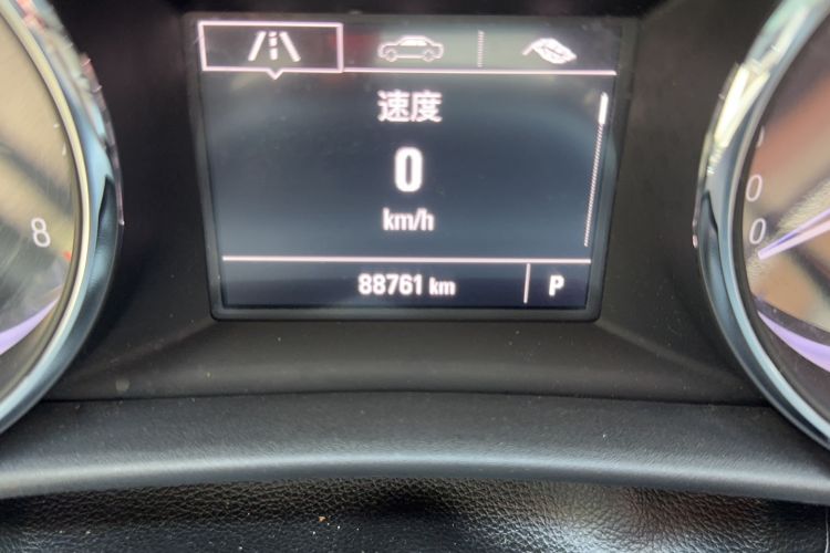 Used Buick Verano 2017 Sedan 15S Automatic Entry Model Odometer Close Up