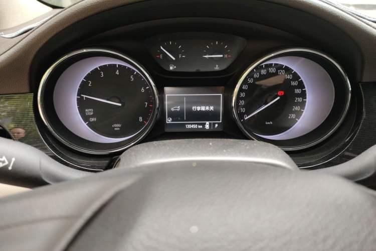 Used Buick Verano 2017 Sedan 15S Automatic Entry Model Odometer Close Up