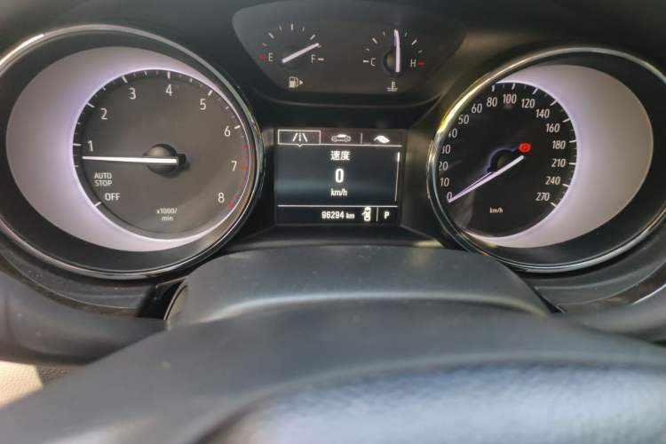 Used Buick Verano 2017 Sedan 15S Automatic Entry Model Odometer Close Up