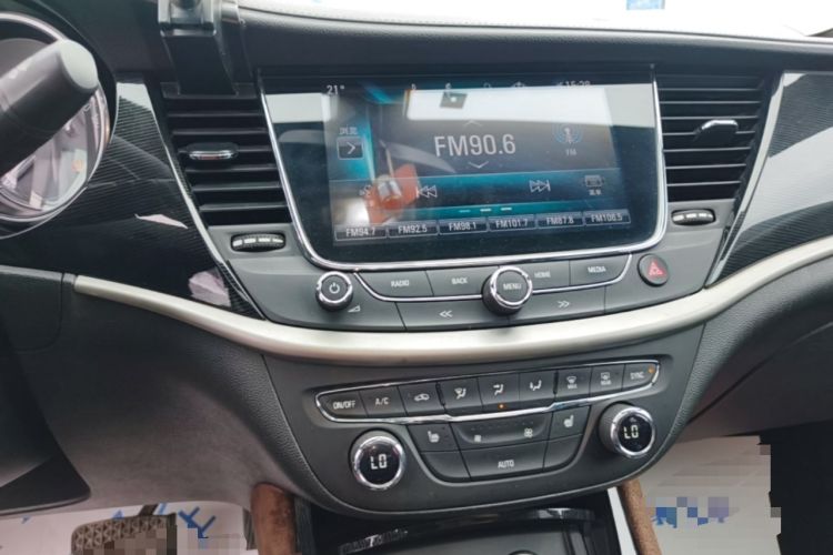 Used Buick Verano 2017 Sedan 20T Dual-Clutch Elite Model Audio And AC Panel