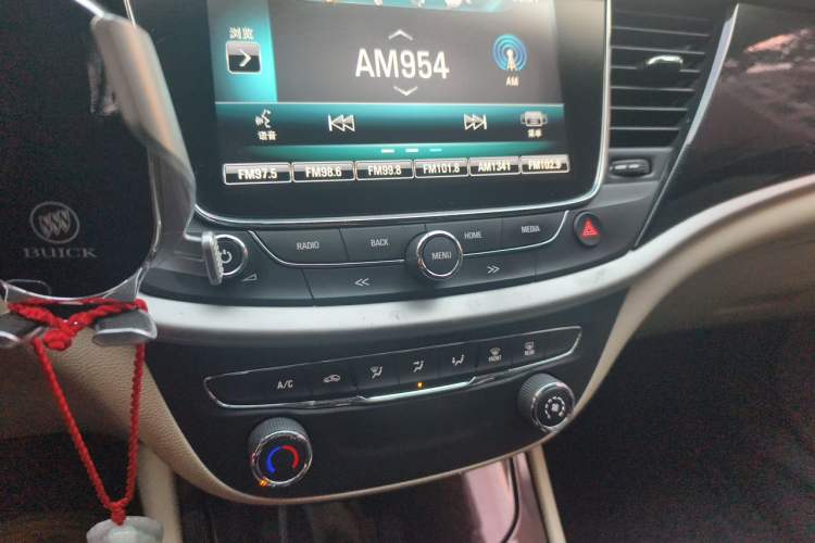 Used Buick Verano 2017 Sedan 15S Automatic Leading Model Audio And AC Panel