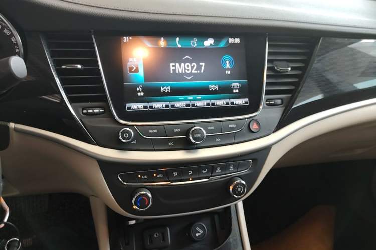 Used Buick Verano 2017 Sedan 15S Automatic Leading Model Audio And AC Panel