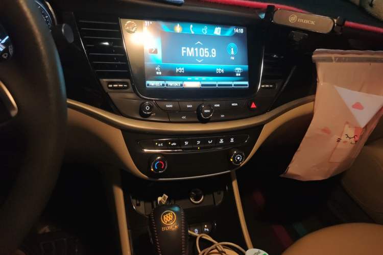 Used Buick Verano 2017 Sedan 15S Automatic Leading Model Audio And AC Panel
