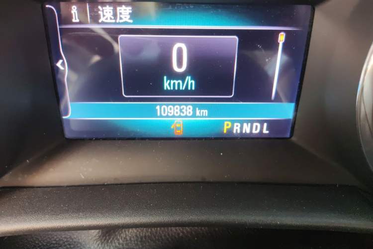Used Buick Verano 2017 Sedan 15S Automatic Leading Model Odometer Close Up