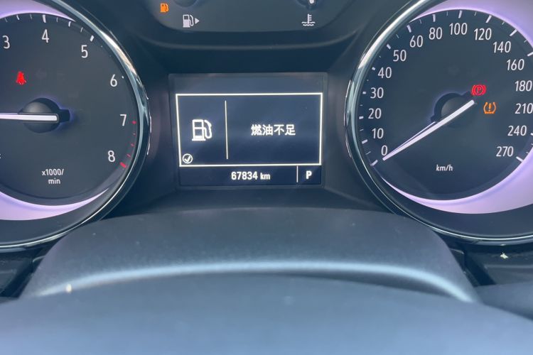 Used Buick Verano 2017 Sedan 15S Automatic Entry Model Odometer Close Up