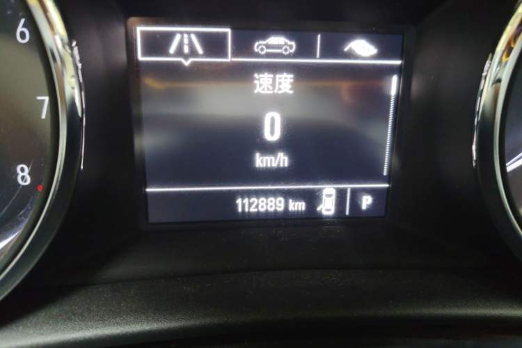 Used Buick Verano 2017 Sedan 15S Automatic Entry Model Odometer Close Up