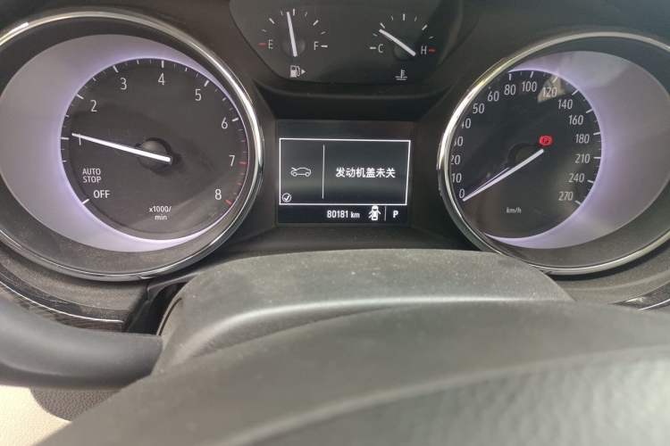 Used Buick Verano 2017 Sedan 15S Automatic Entry Model Odometer Close Up