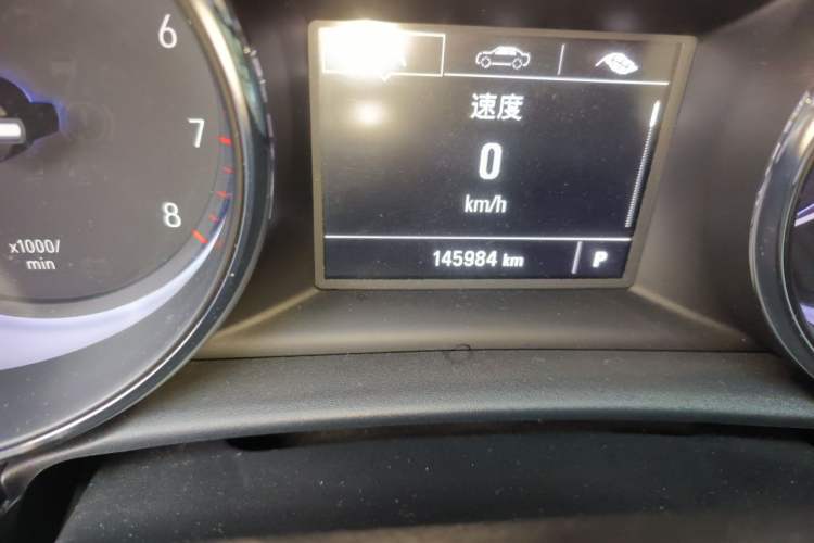 Used Buick Verano 2017 Sedan 15S Automatic Entry Model Odometer Close Up