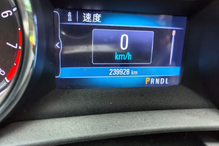 Used Buick Verano 2017 Sedan 15S Automatic Leading Model Odometer Close Up