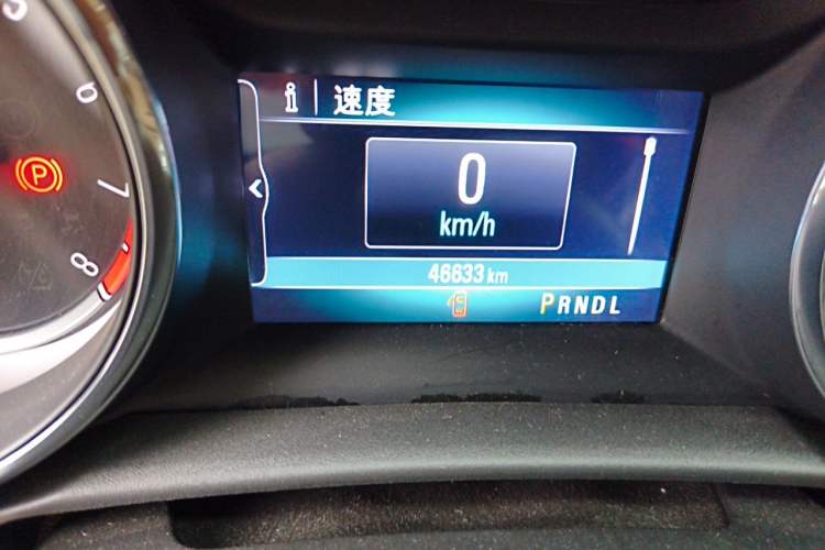 Used Buick Verano 2017 Sedan 15S Automatic Leading Model Odometer Close Up
