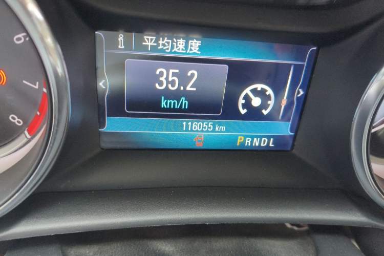 Used Buick Verano 2017 Sedan 15S Automatic Leading Model Odometer Close Up