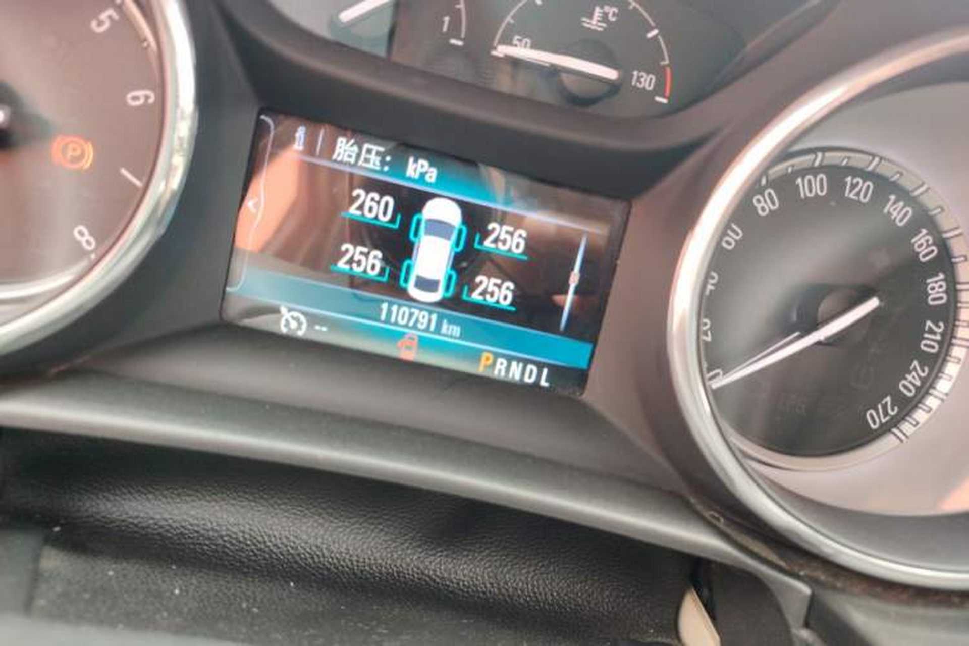 Used Buick Verano 2017 Sedan 15S Automatic Leading Model Odometer Close Up