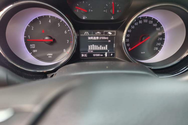 Used Buick Verano 2018 Hatchback GS 20T Dual-Clutch Leading Model Odometer Close Up