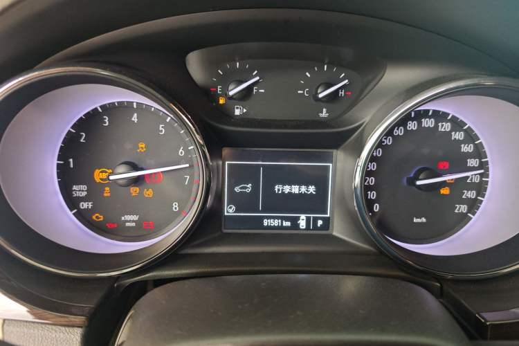 Used Buick Verano 2018 Sedan 15S Automatic Entry Model Odometer Close Up