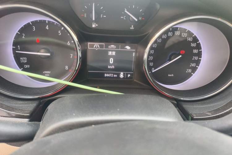 Used Buick Verano 2018 Sedan 15S Automatic Entry Model Odometer Close Up