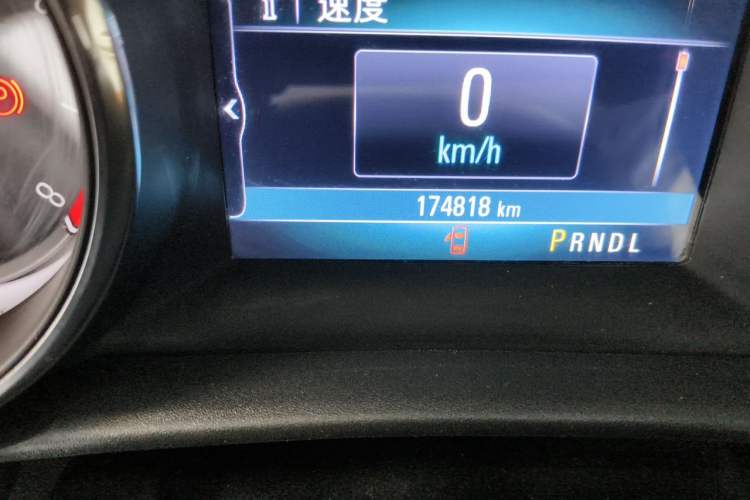 Used Buick Verano 2018 Sedan 15S Automatic Leading Model Odometer Close Up