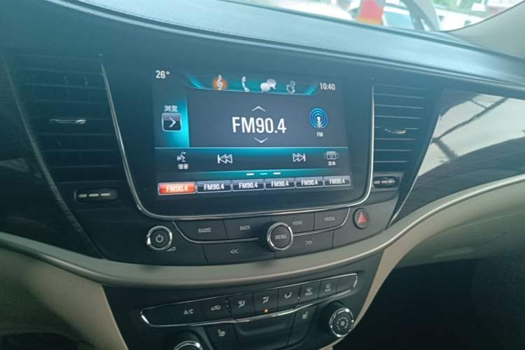 Used Buick Verano 2019 Sedan 15S Automatic Leading Model Audio And AC Panel