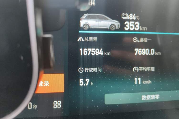 Used BYD D1 2021 Leading Edition Odometer Close Up