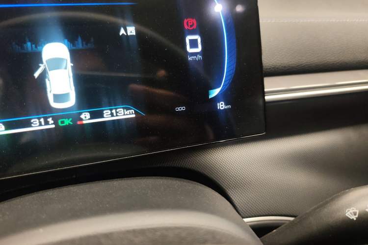 Used BYD Destroyer 05 2024 HONOR Edition DM-i 55KM Luxury Model Odometer Close Up