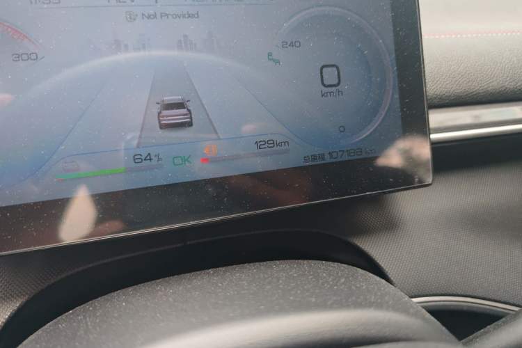 Used BYD Destroyer 05 2022 DM-i 55KM Prestige Model Odometer Close Up
