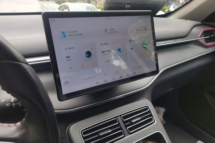 Used BYD Destroyer 05 2022 DM-i 120KM Prestige Model Audio And AC Panel