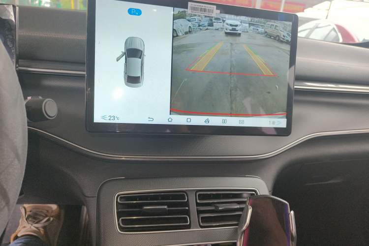 Used BYD Destroyer 05 2022 DM-i 55KM Comfort Model Audio And AC Panel